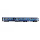 Rivarossi 4408 Set 2 carrozze Intercity Notte Trenitalia