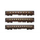 Rivarossi 4326 Set carrozze tipo 1946 castano e isabella