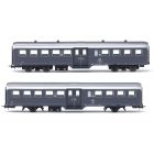 Rivarossi 4370 Set carrozze Fs Corbellini livrea Ardesia